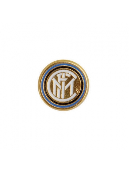 Distintivo in metallo dorato smaltato logo ufficiale Inter